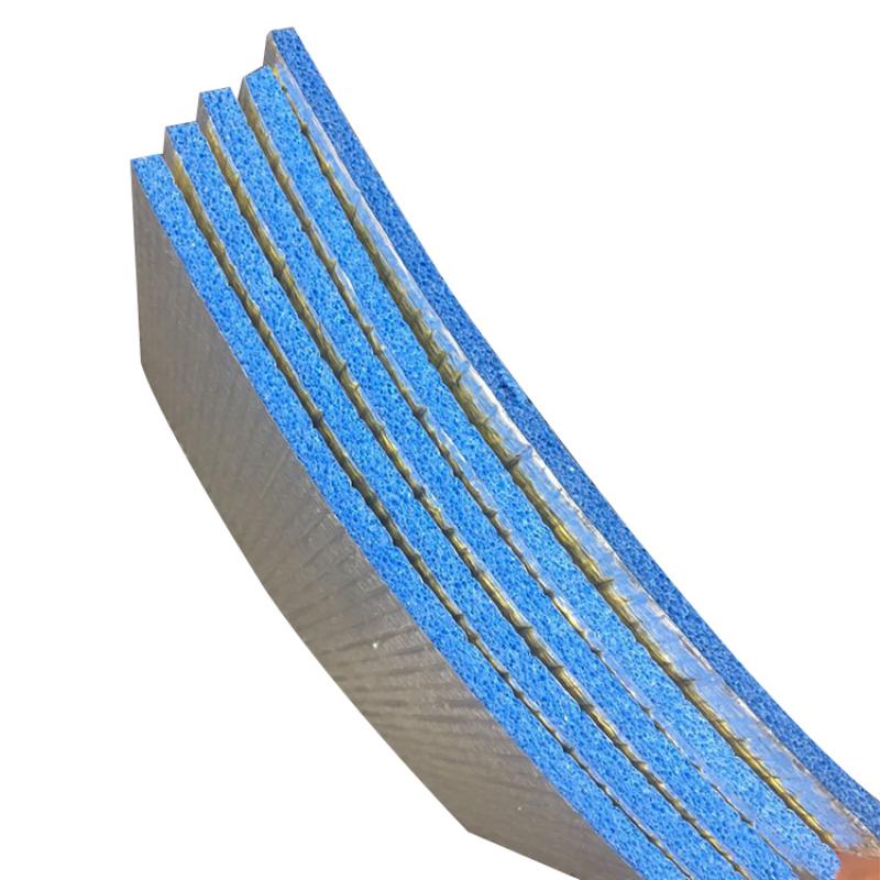 Aluminum Foil-Supported XPE Foam Roll Fireproof Adhesive Insulation - PAIDU